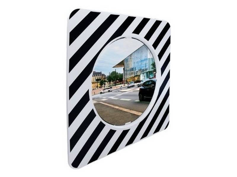 Miroir (rond) pour voies publiques- Ø600 - viibilité 8 à 12m En Plexiglass