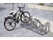 Range-vélo sécurisable 6 places- acier galvanisé peint